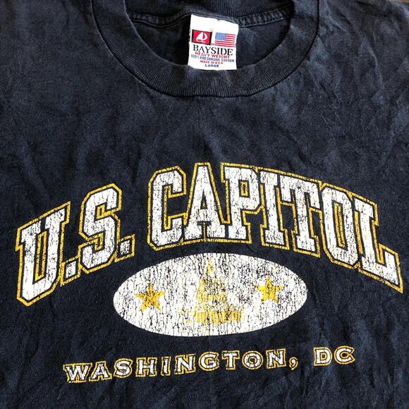 Navy US Capitol Washington, DC Graphic Tee - Picture 3 of 3